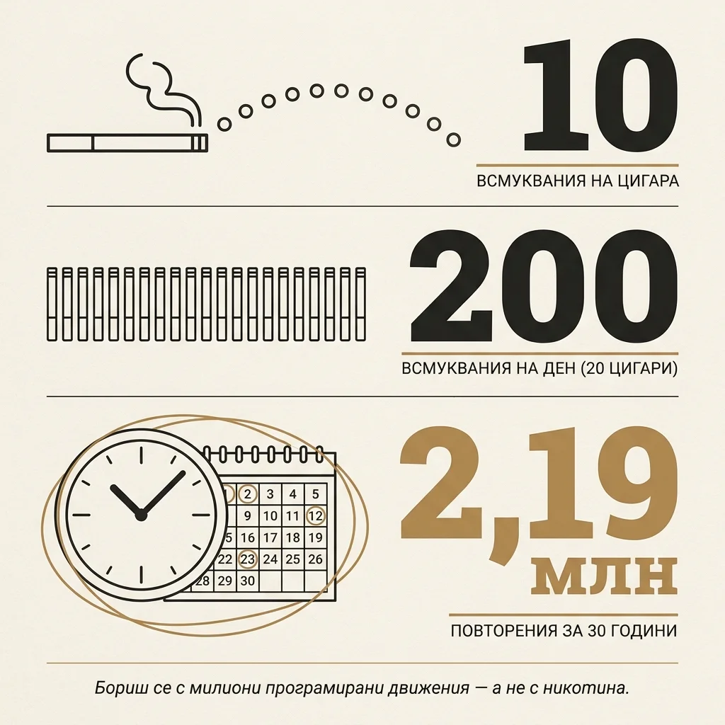 2,19 милиона повторения за 30 години